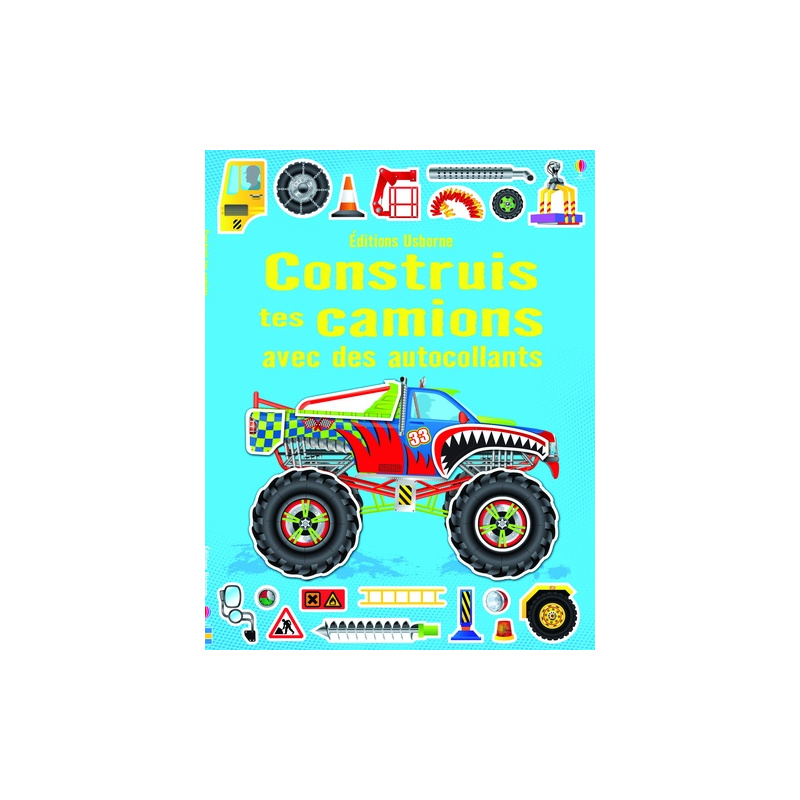Construis tes camions avec des autocollants Construis tes camions avec des autocollants