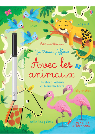 Je trace, j'efface - Avec les animaux