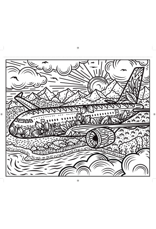 Avions et hélicoptères - La peinture magique