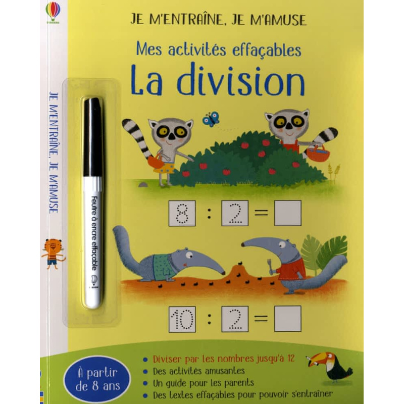 Mes activités effaçables Les animaux