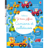 Camions et pelleteuses - Avec 1 feutre