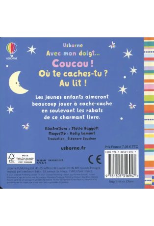Coucou ! Où te caches-tu ? Au lit !
