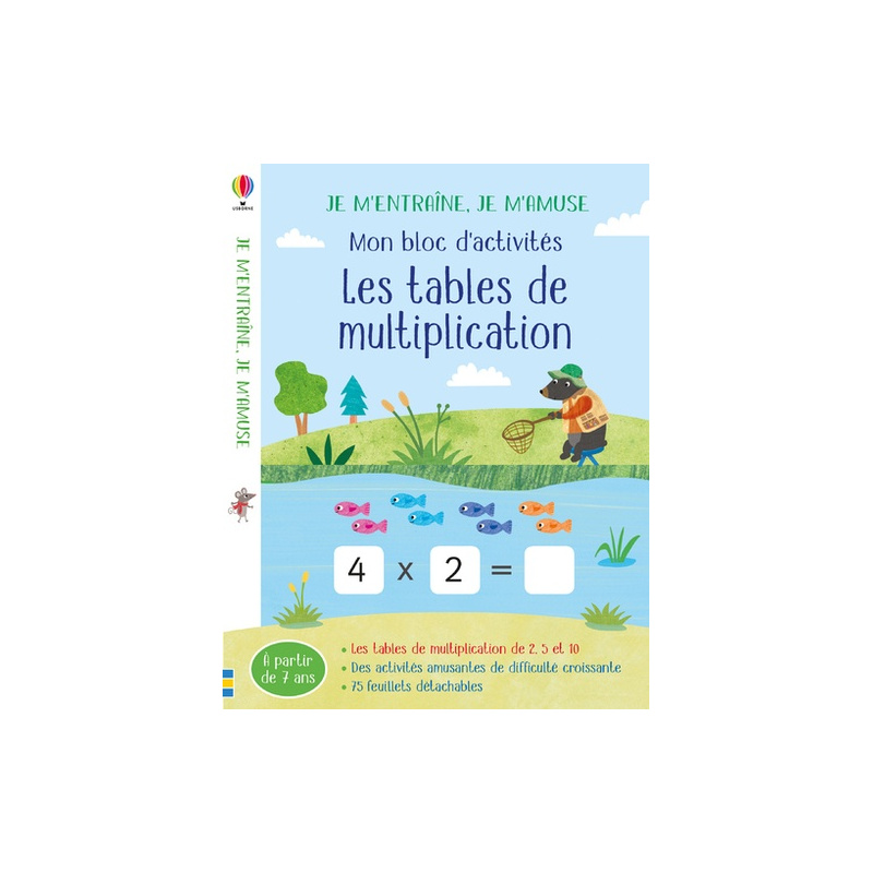 Mon bloc d'activités Les tables de multiplication