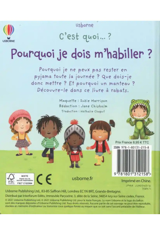 Pourquoi je dois m'habiller ?