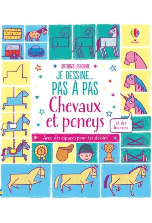 Je dessine les chevaux et poneys pas à pas