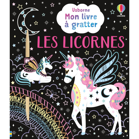 Les licornes - Mon livre à gratter
