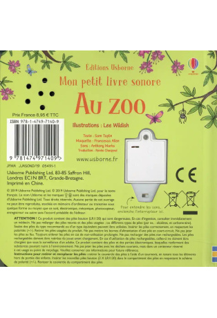 Au zoo - Livre sonore