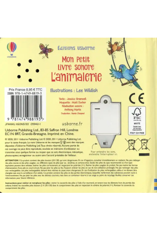 L'animalerie - Livre sonore