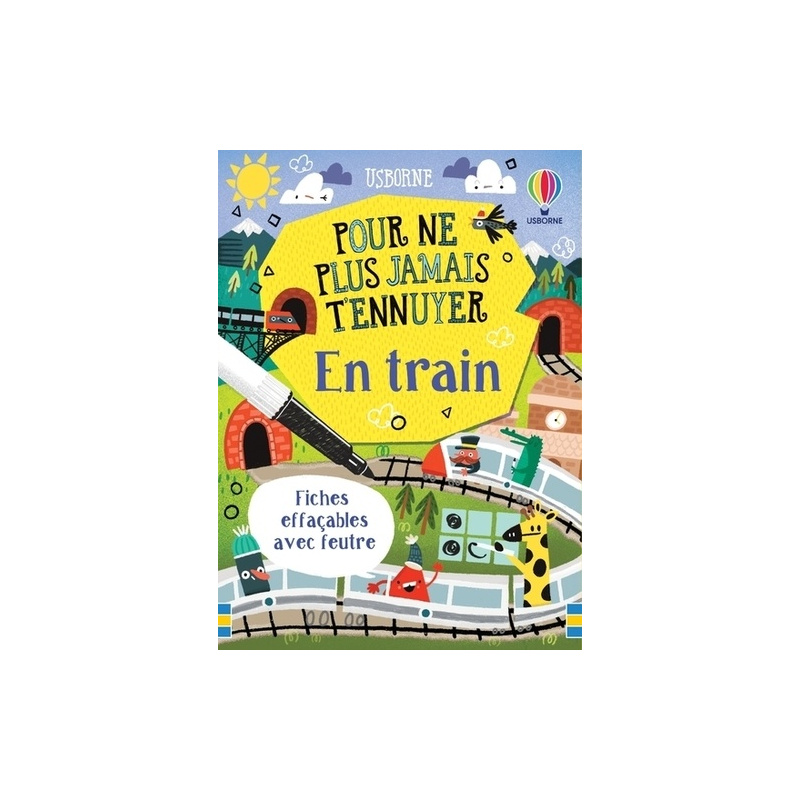 En train