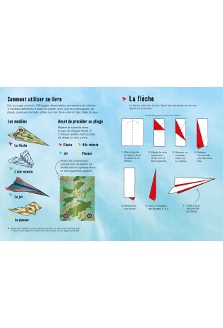 100 avions en papier