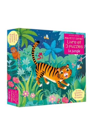 La jungle (Livre et 3 puzzles)