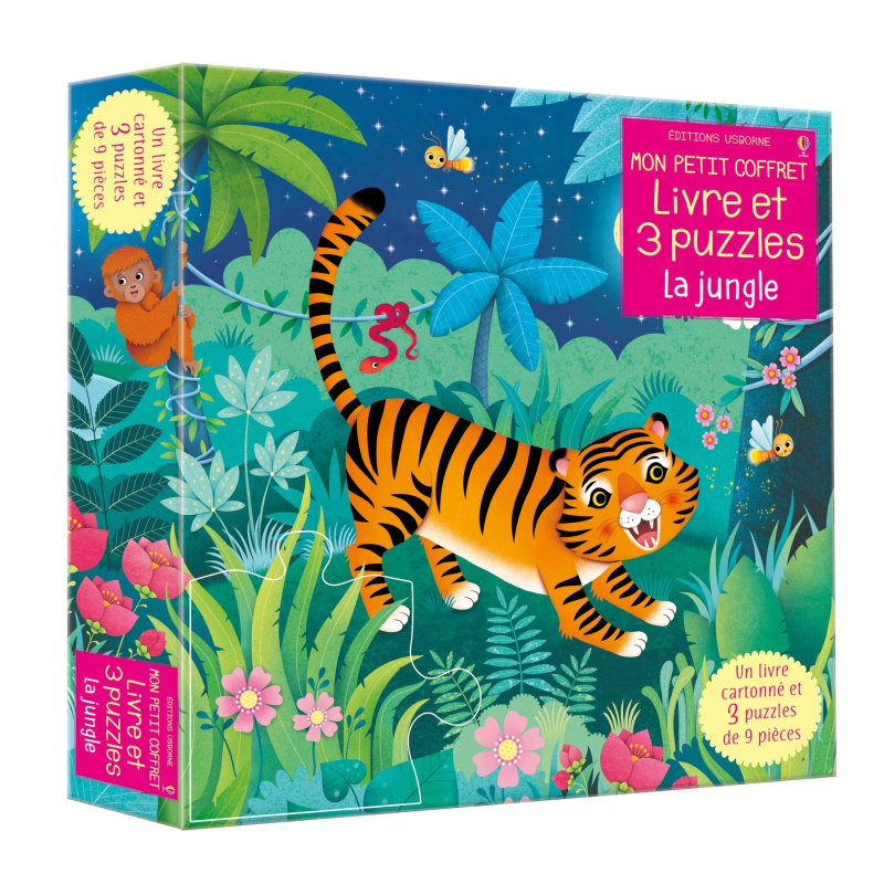 La jungle (Livre et 3 puzzles)