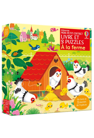 À la ferme (Livre et 3 puzzles)