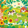 À la ferme (Livre et 3 puzzles)