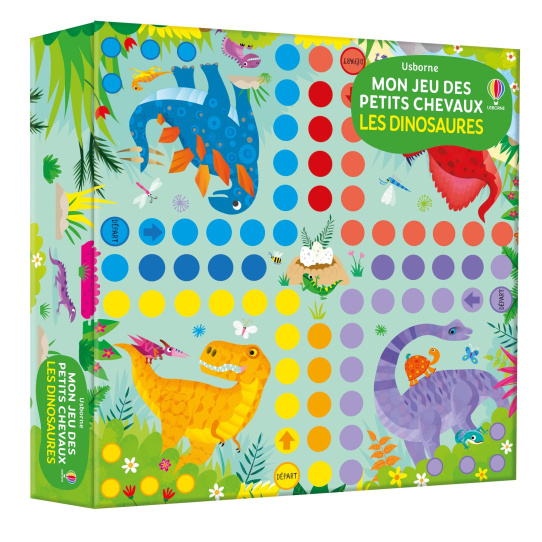 Mon jeu des petits chevaux : Les dinosaures