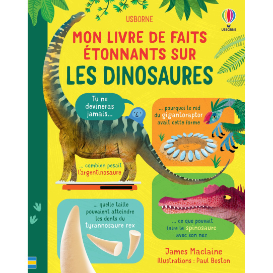 Mon livre de faits étonnants sur les dinosaures
