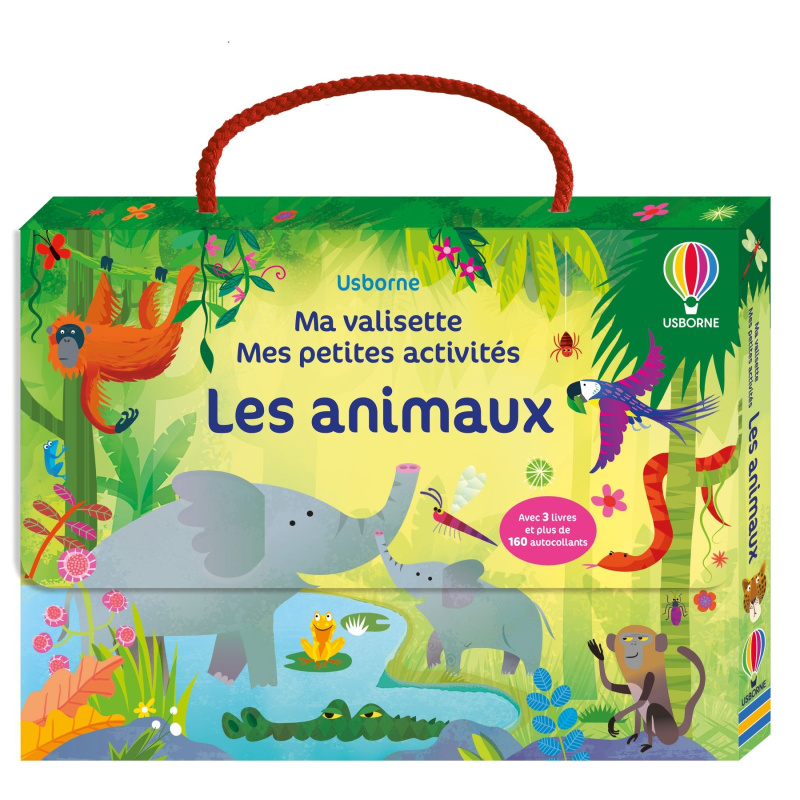 Les animaux - Avec 3 livres et plus de 160 autocollants