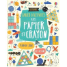 Cahier d'activités avec papier et crayon
