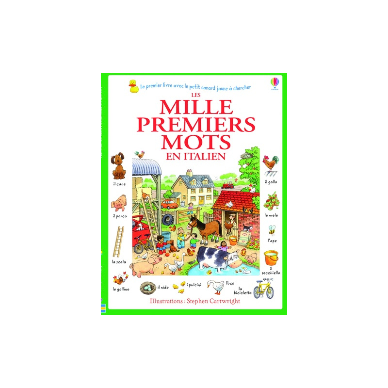 Les mille premiers mots en italien Les mille premiers mots en italien