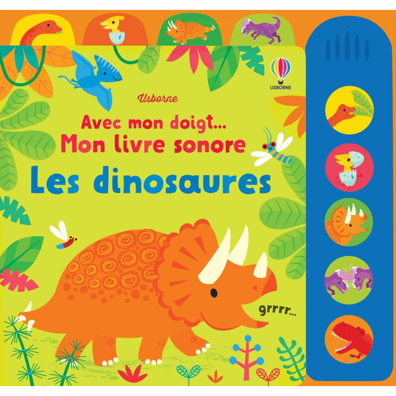 Les dinosaures - Livre sonore
