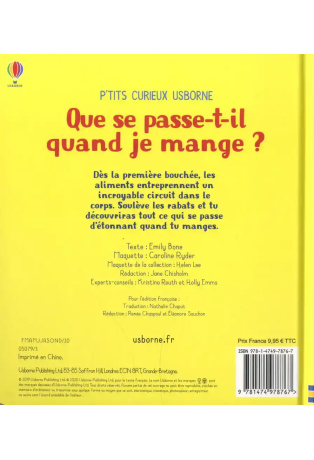 Que se passe-t-il quand je mange ?
