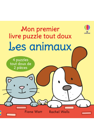 Les animaux - Mon premier livre puzzle tout doux