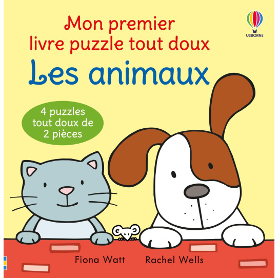 Les animaux - Mon premier livre puzzle tout doux