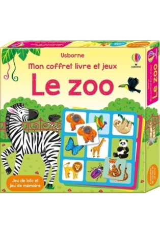 Le zoo - Mon coffret livre et jeux