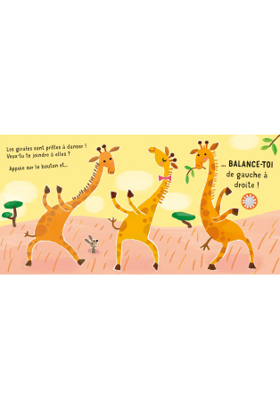 Danse avec les girafes - Livre sonore