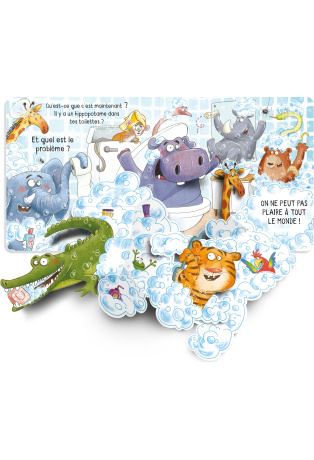 Il y a un hippopotame dans mes toilettes !