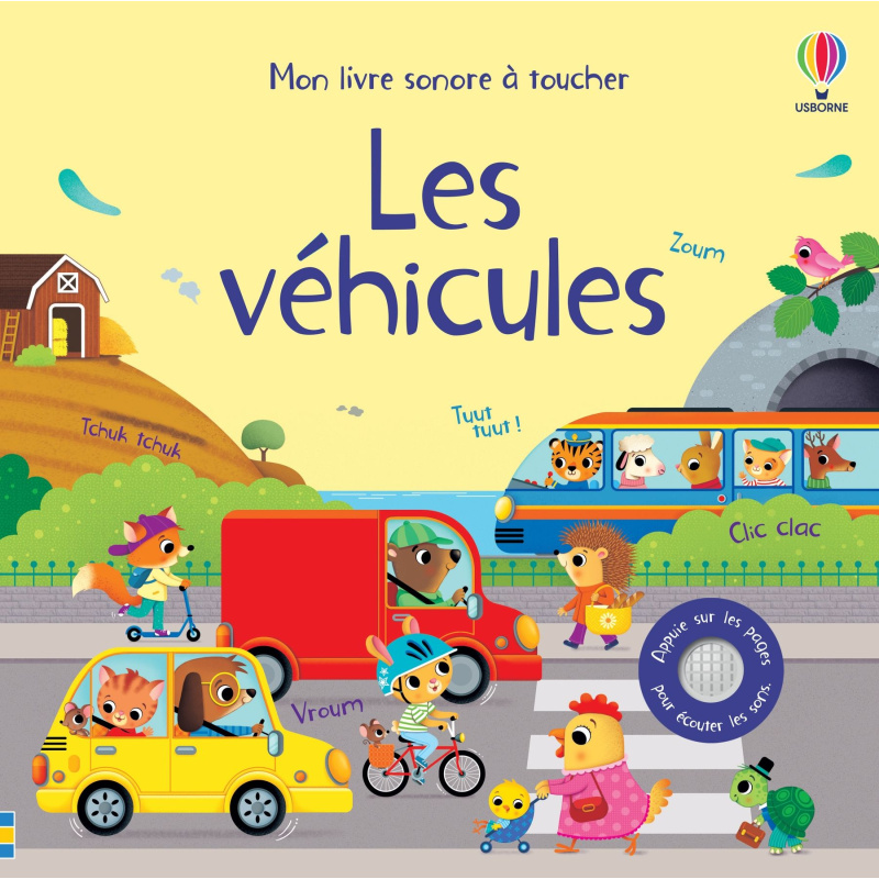 Les véhicules - Livre sonore