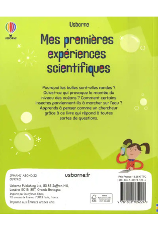 Mes premières expériences scientifiques