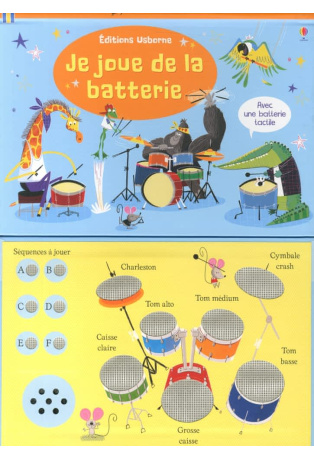 Je joue de la batterie