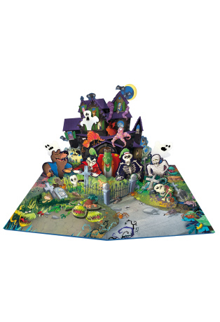 Le manoir hanté - Livre pop-up