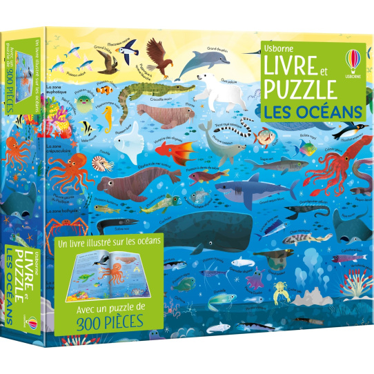 Les océans - Coffret livre et puzzle