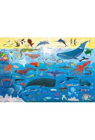 Les océans - Coffret livre et puzzle