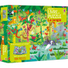 La jungle - Coffret livre et puzzle