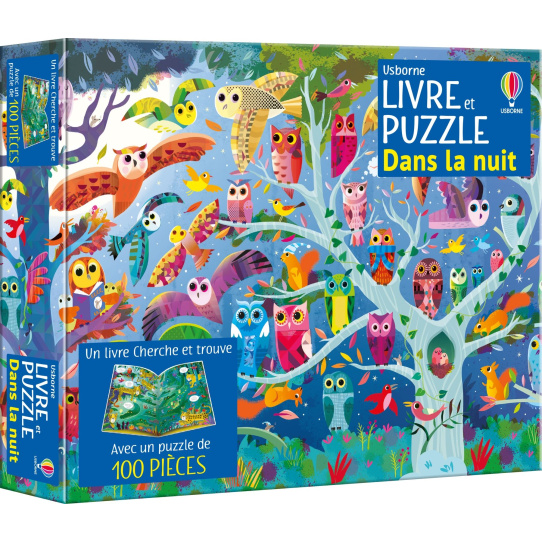 Dans la nuit - Coffret Livre et puzzle