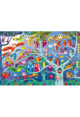 Dans la nuit - Coffret Livre et puzzle