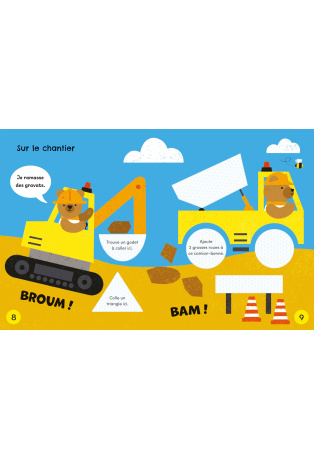 Les véhicules - Découpe et colle