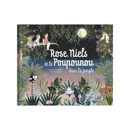 Rose, Niels et le poupounou dans la jungle