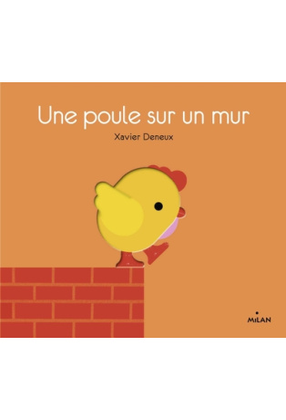Une poule sur un mur