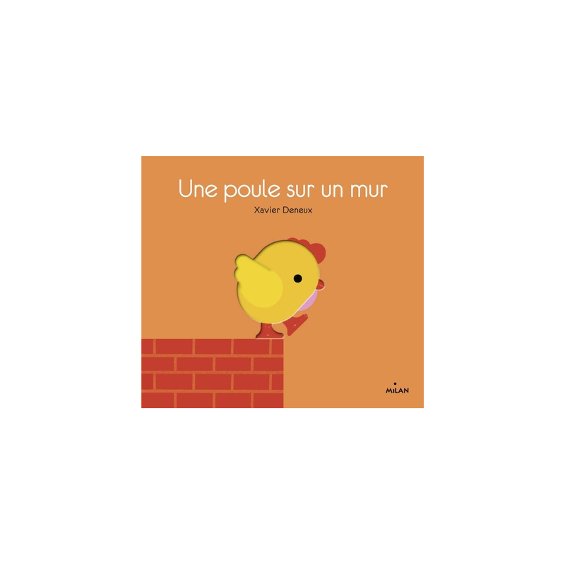 Une poule sur un mur