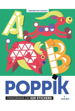 L'alphabet des animaux - Panorama en 520 stickers