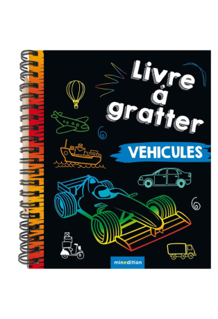 Véhicules - Livre à gratter