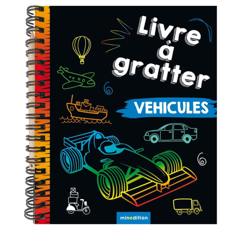 Véhicules - Livre à gratter Véhicules - Livre à gratter