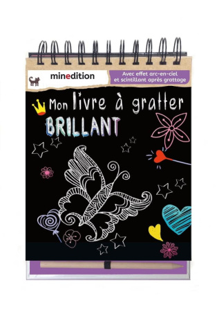 Mon livre à gratter brillant - Avec un crayon en bois- Grand Format