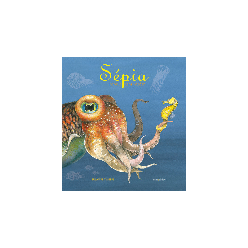 Sépia perdue dans l'océan