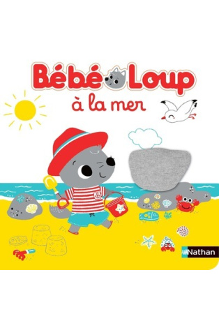 Bébé loup à la mer