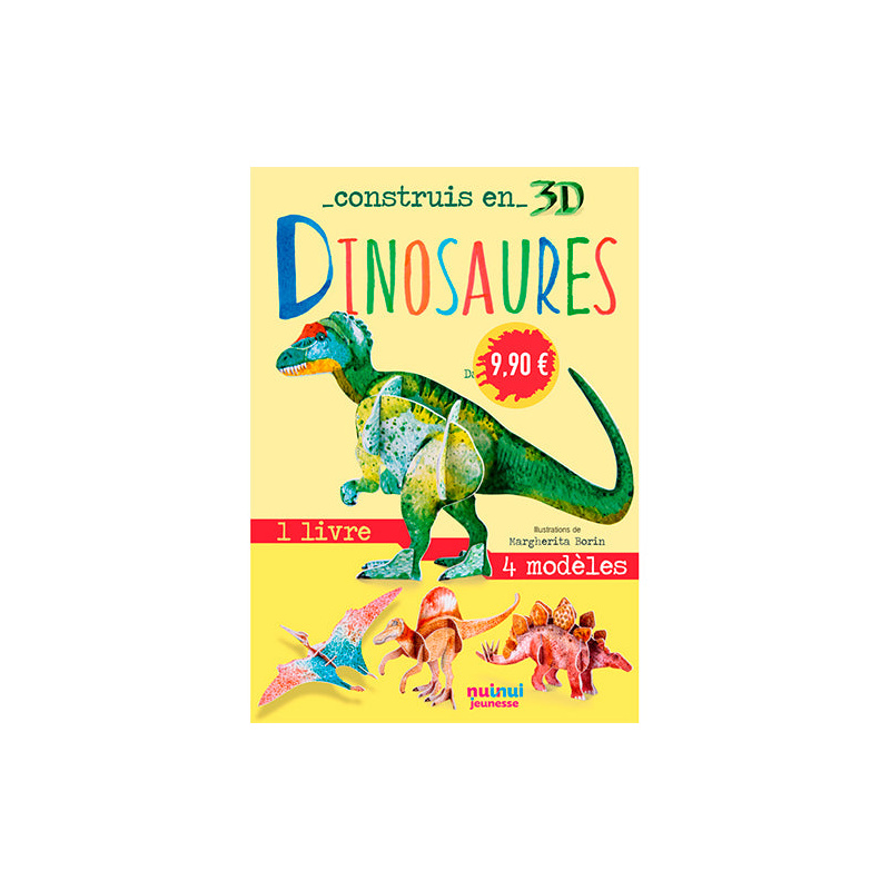 Dinosaures - Avec 1 livre et 4 modèles